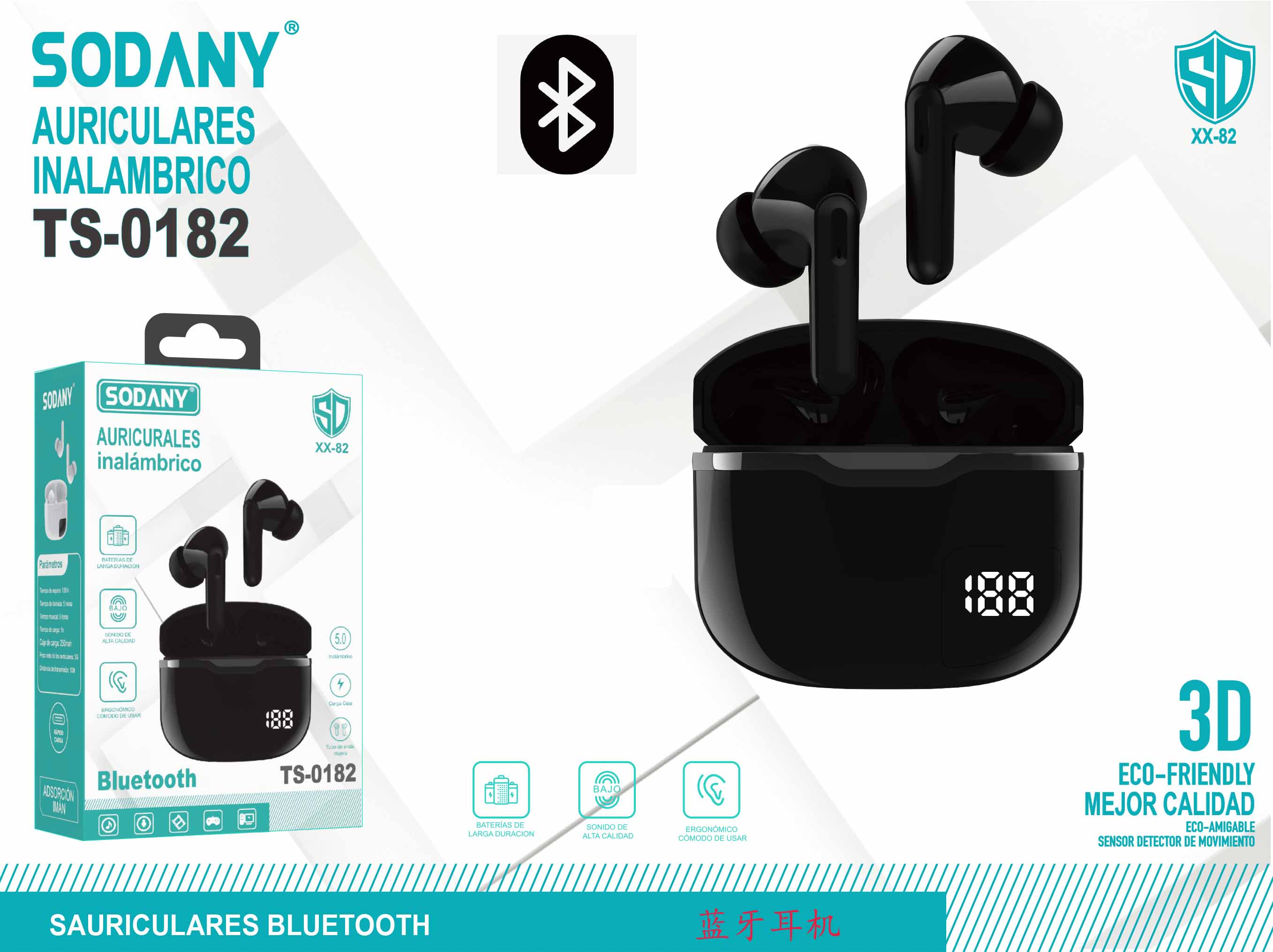 Auriculares Bluetooth TS-0182