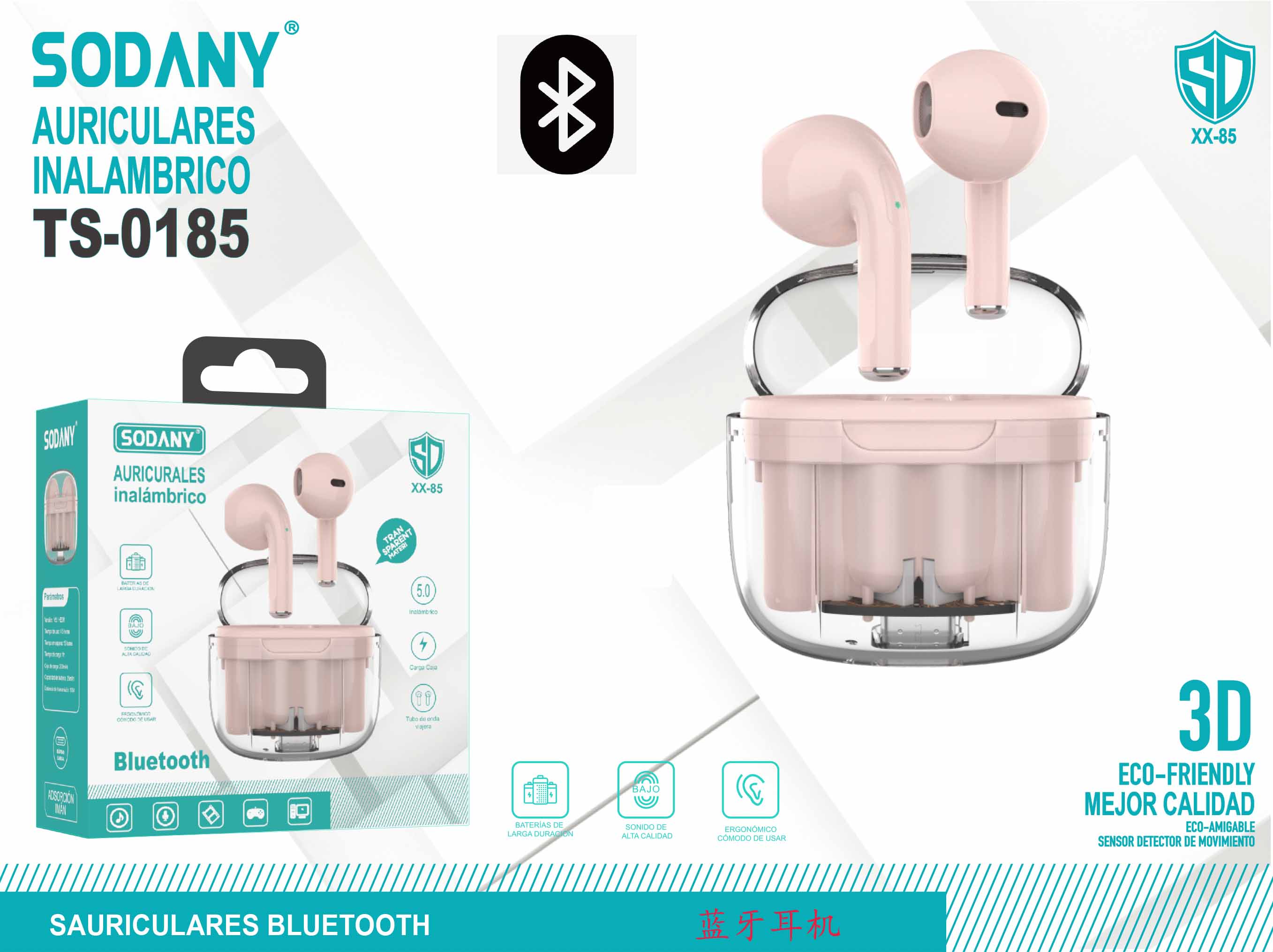 Auriculares Bluetooth TS-0185