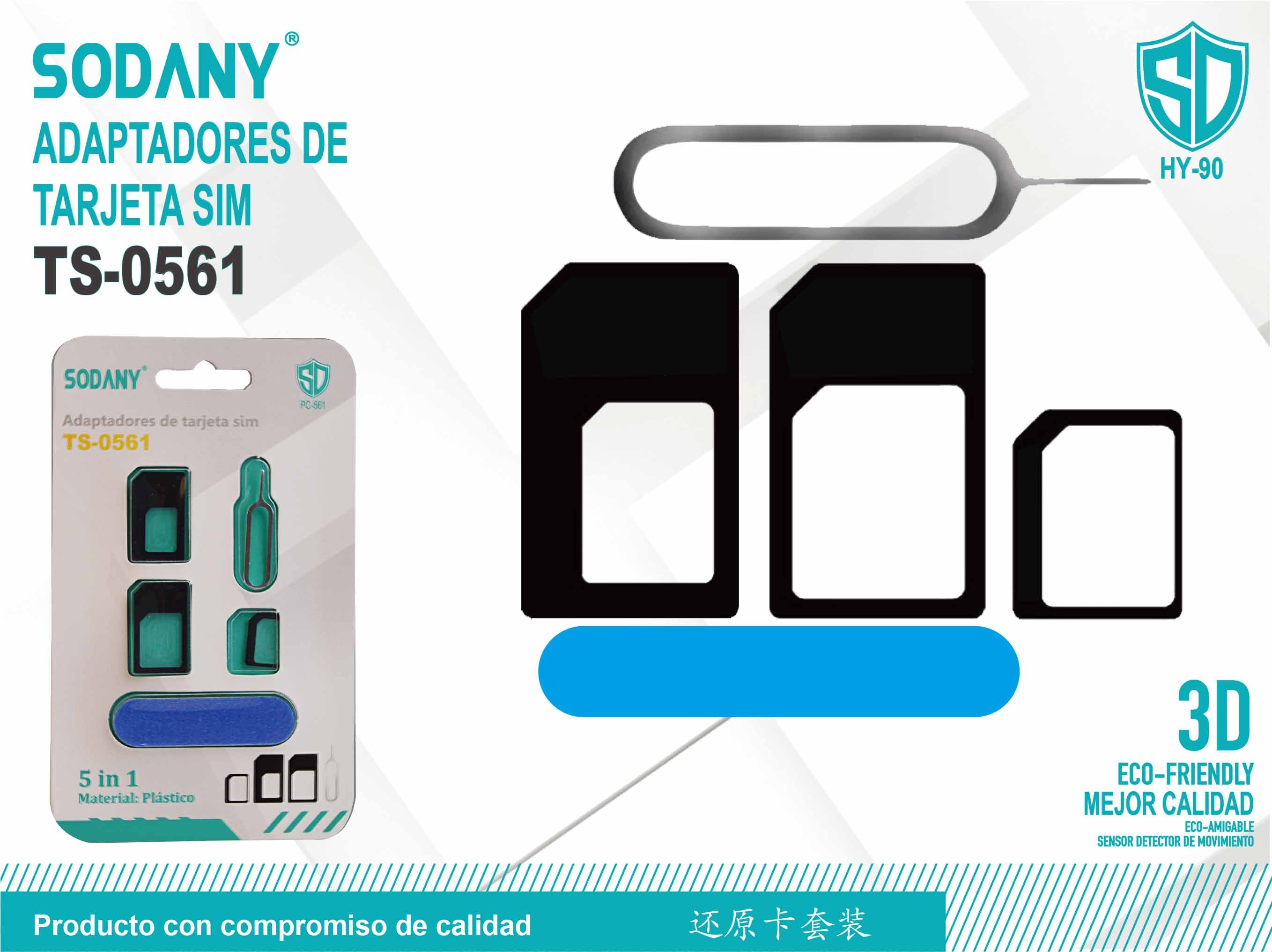 Adaptadores de Tarjeta SIM - Sodany TS-0561