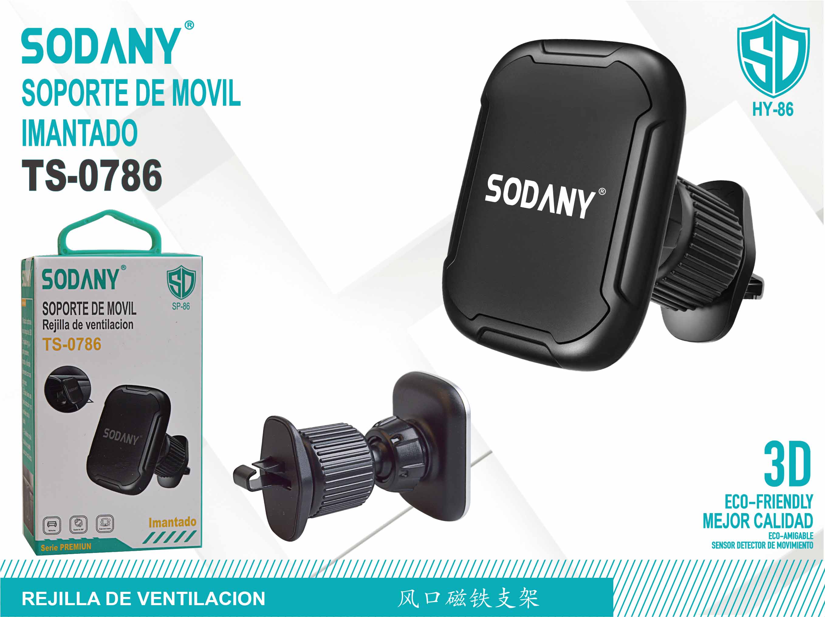 Soporte de Móvil para Coche TS-0786