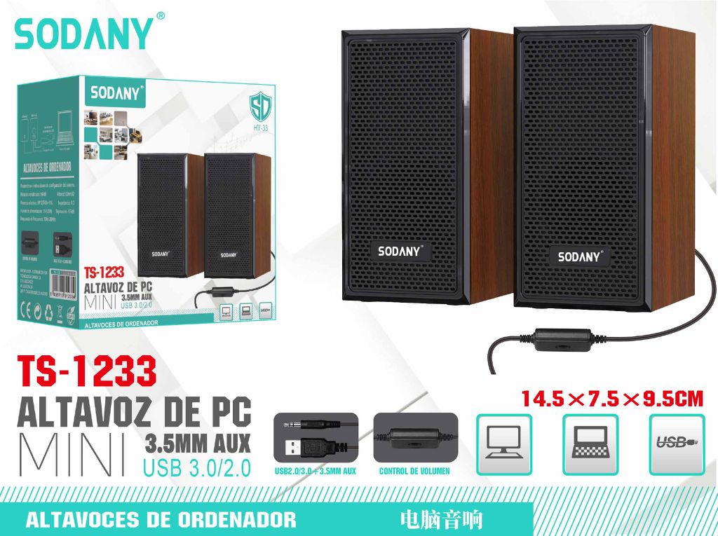 Altavoces de Computadora - TS-1233