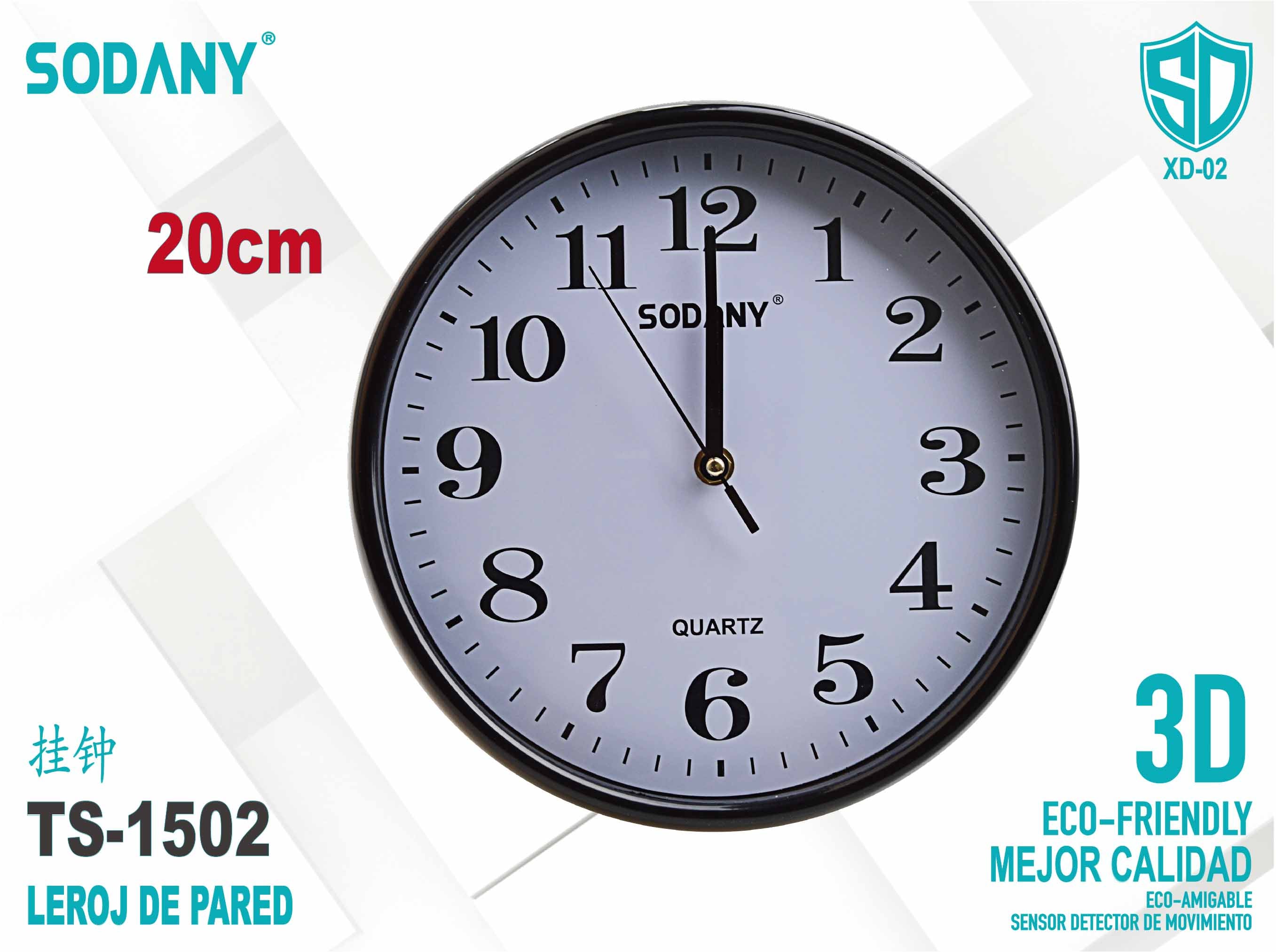 Reloj de Pared Redondo - Sodany TS-1502