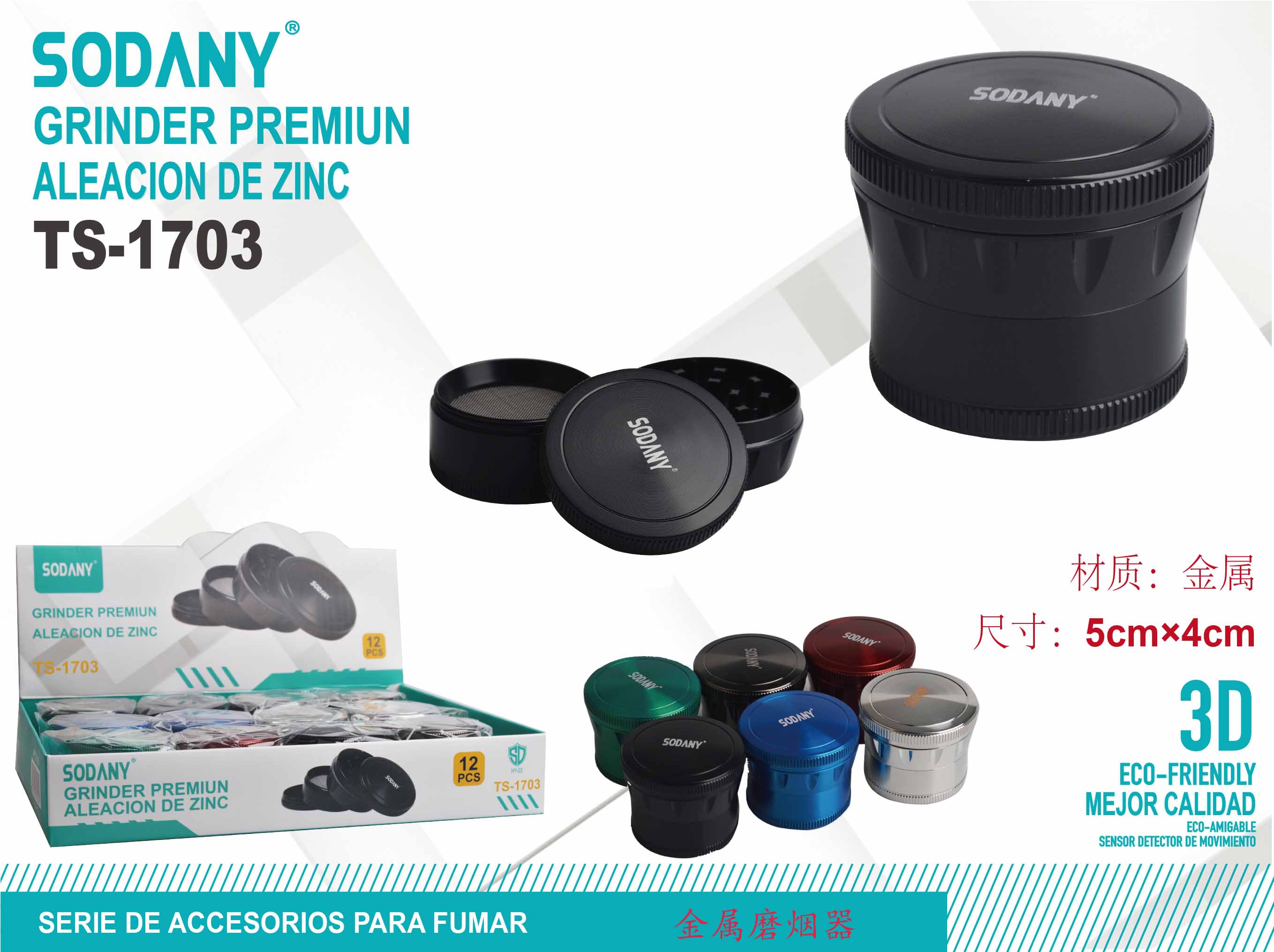 Grinder Premium Sodany TS-1703