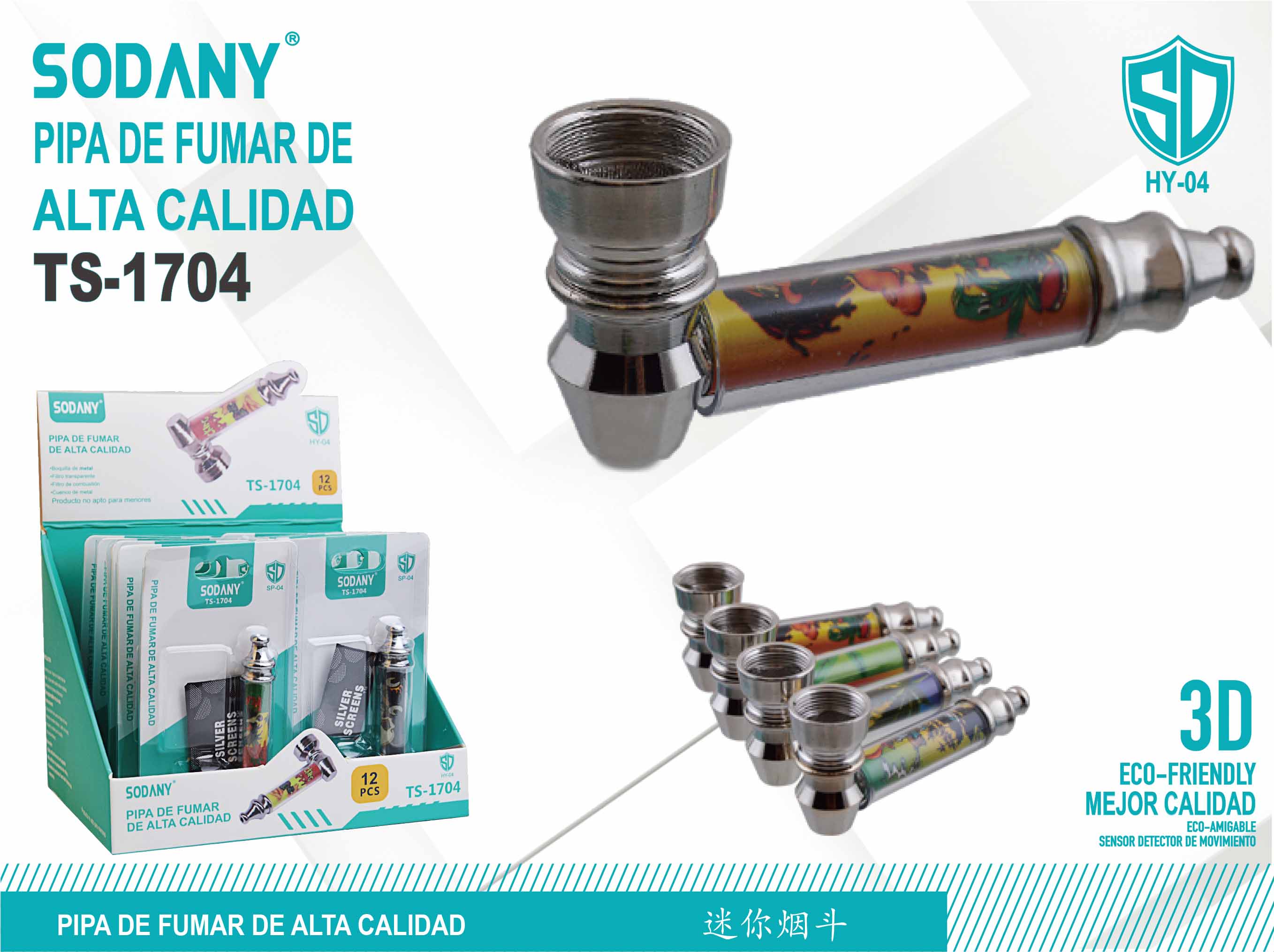 Pipa de Fumar Sodany TS-1704