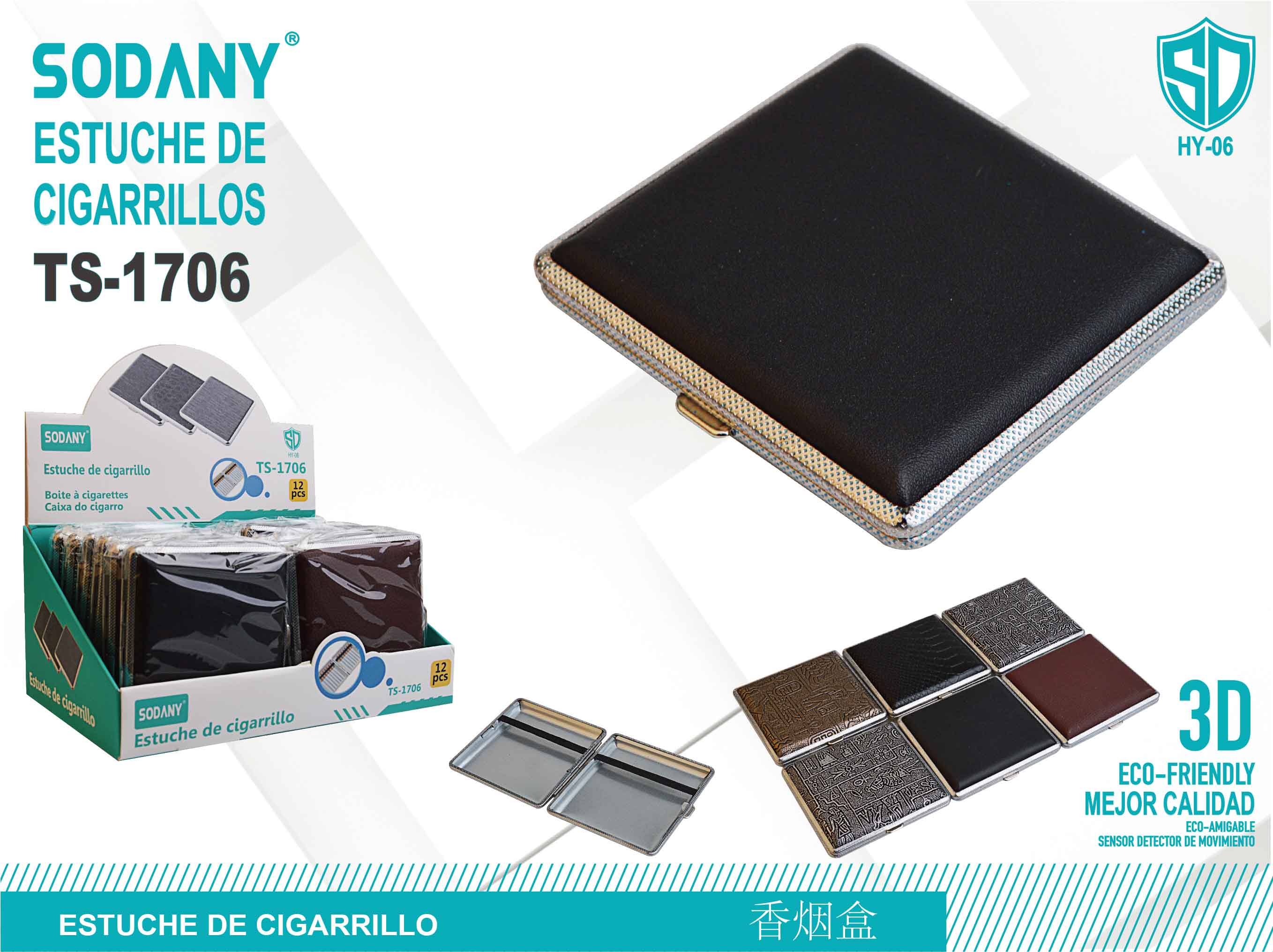 Estuche de Cigarrillos Sodany TS-1706