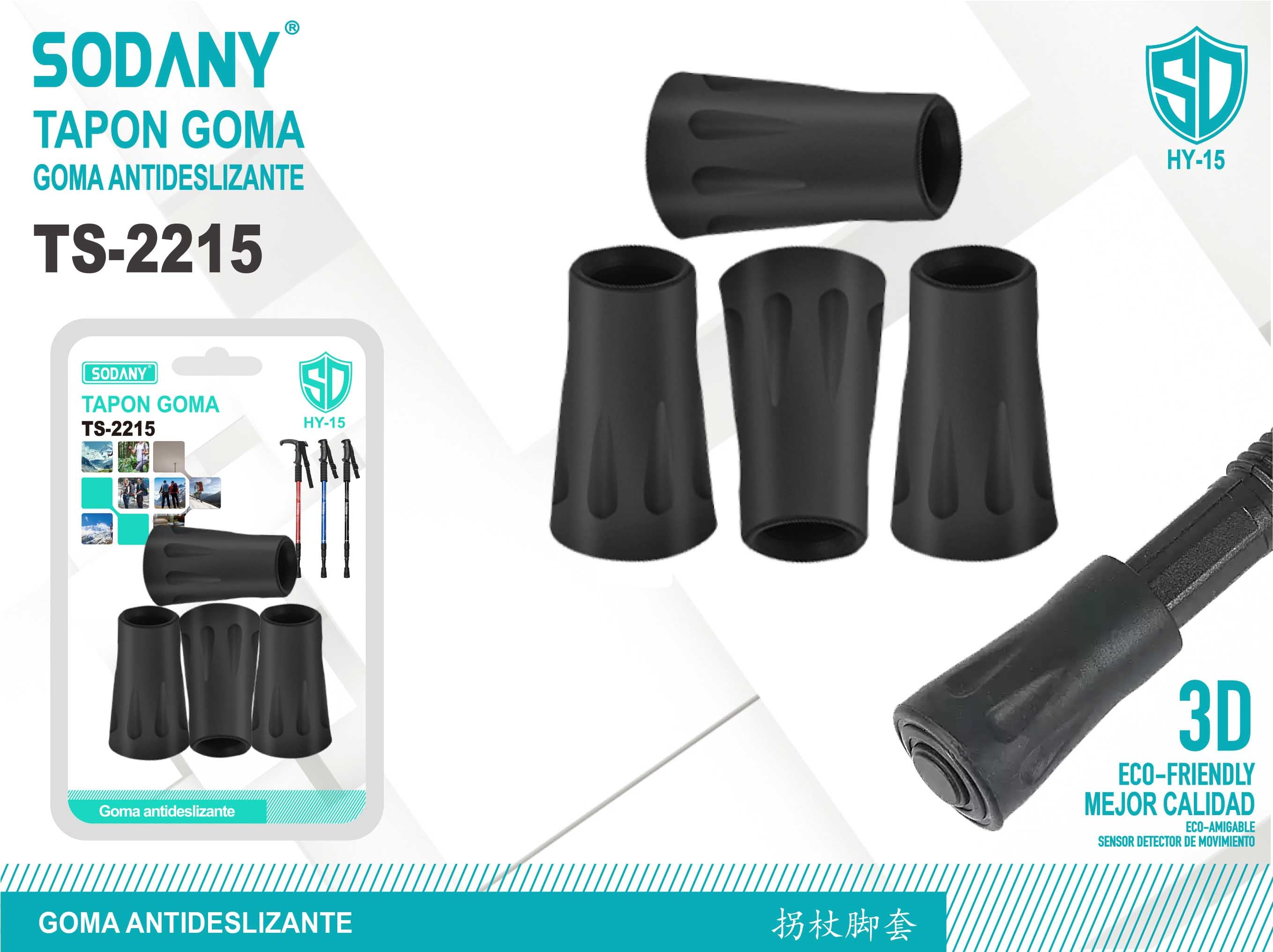 Sodany TS-2215 Tapón Goma Antideslizante