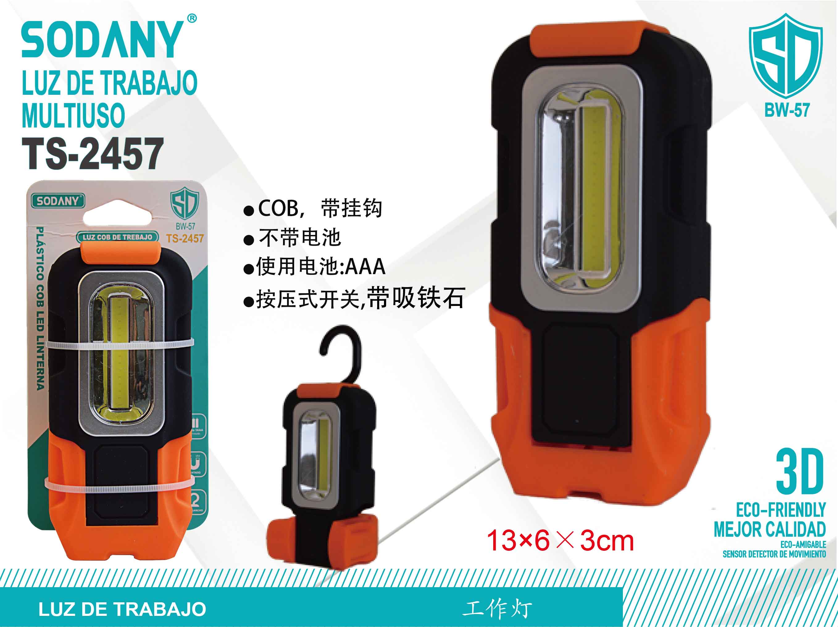 Sodany TS-2457 Luz de Trabajo Multiuso