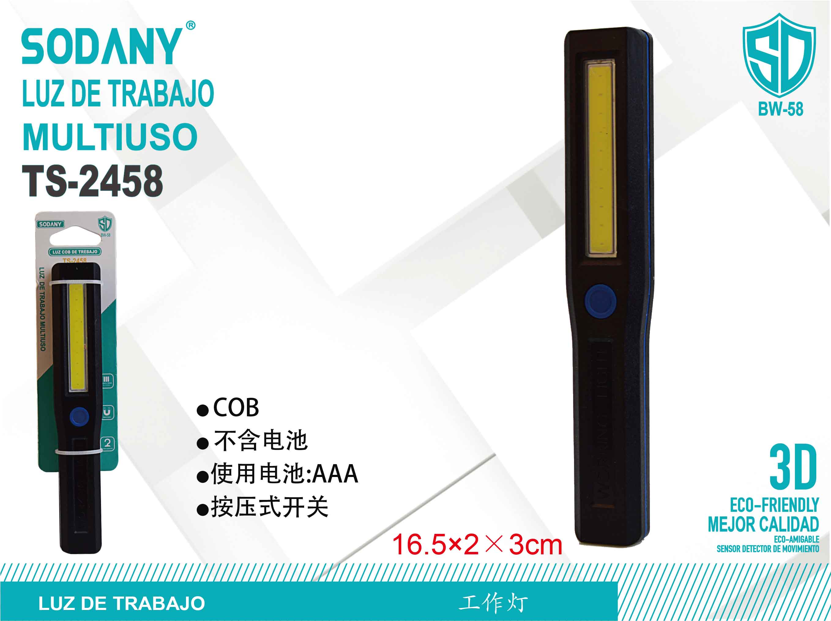 Sodany TS-2458 Luz de Trabajo Multiuso