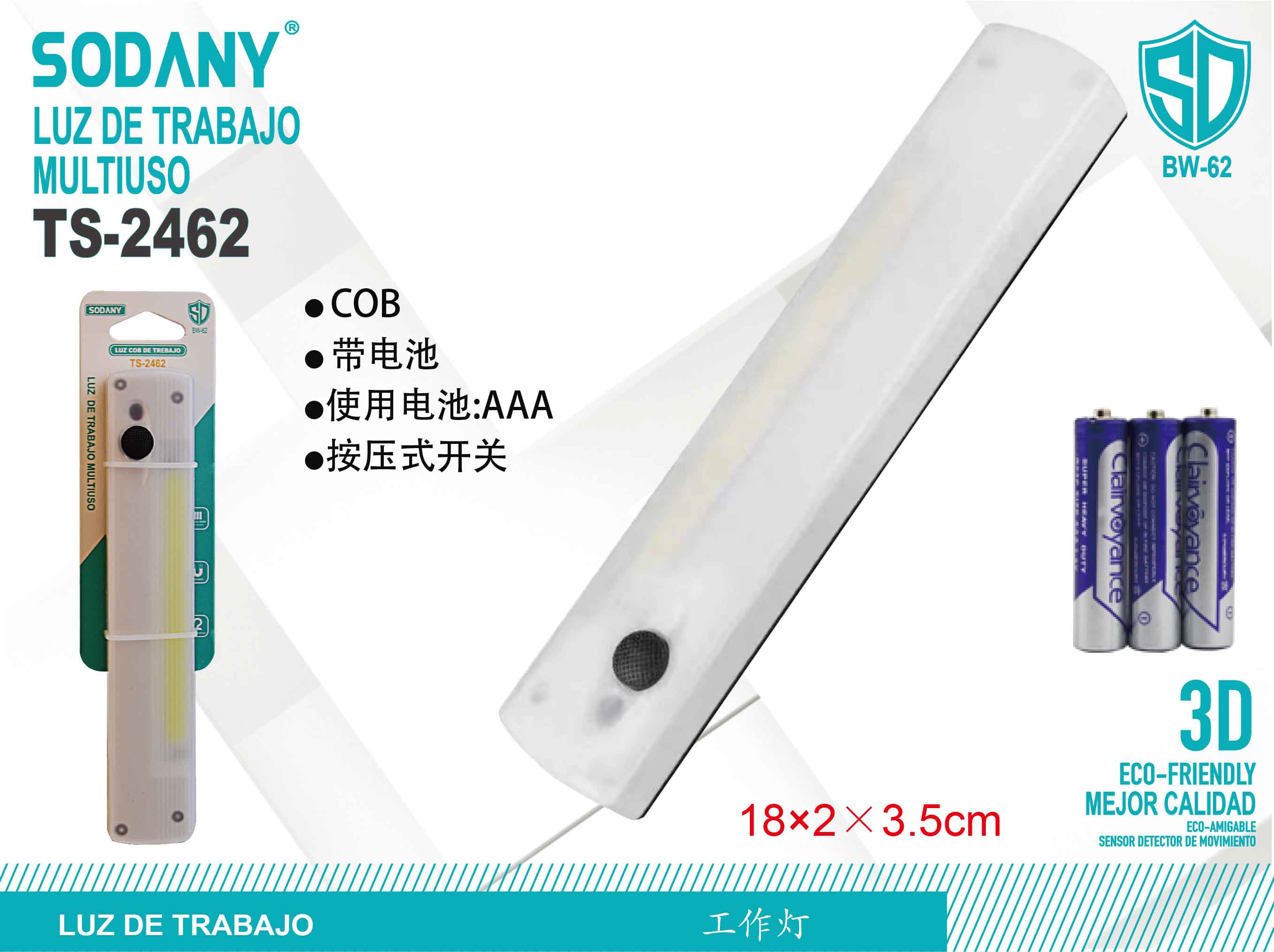 Sodany TS-2462 Luz de Trabajo Multiuso