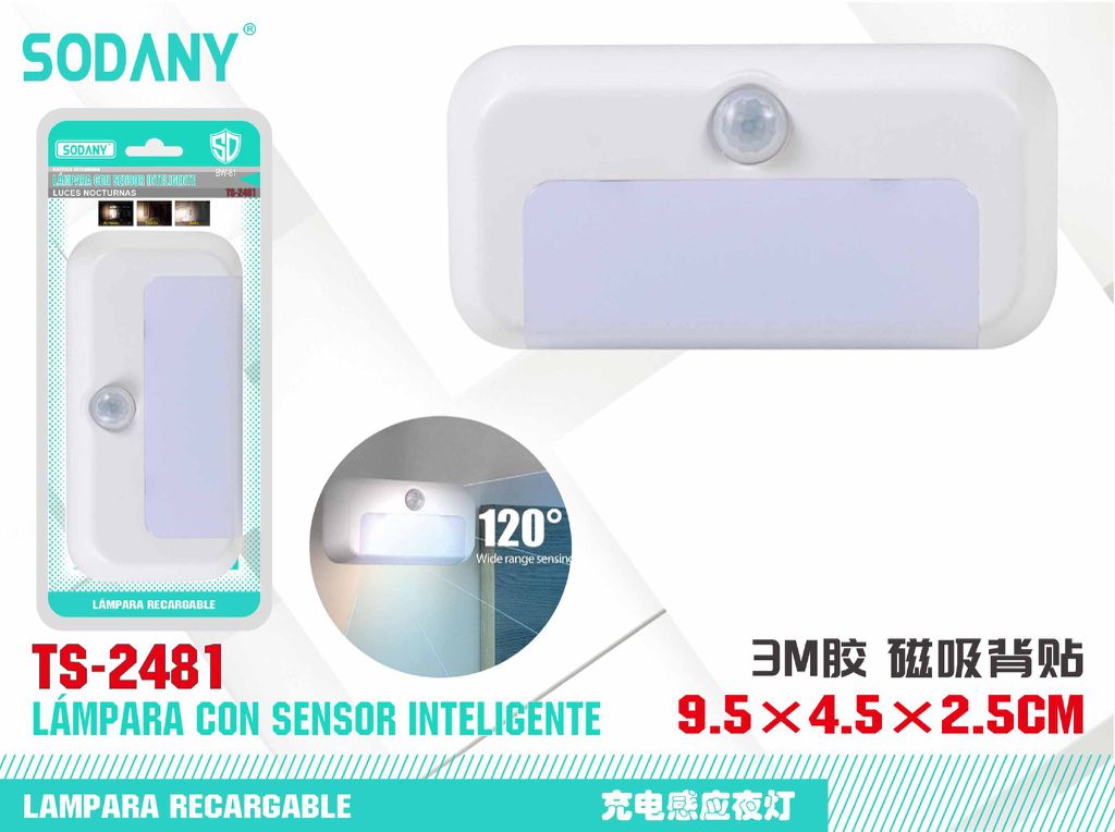 SODANY Lámpara con Sensor Inteligente TS-2481