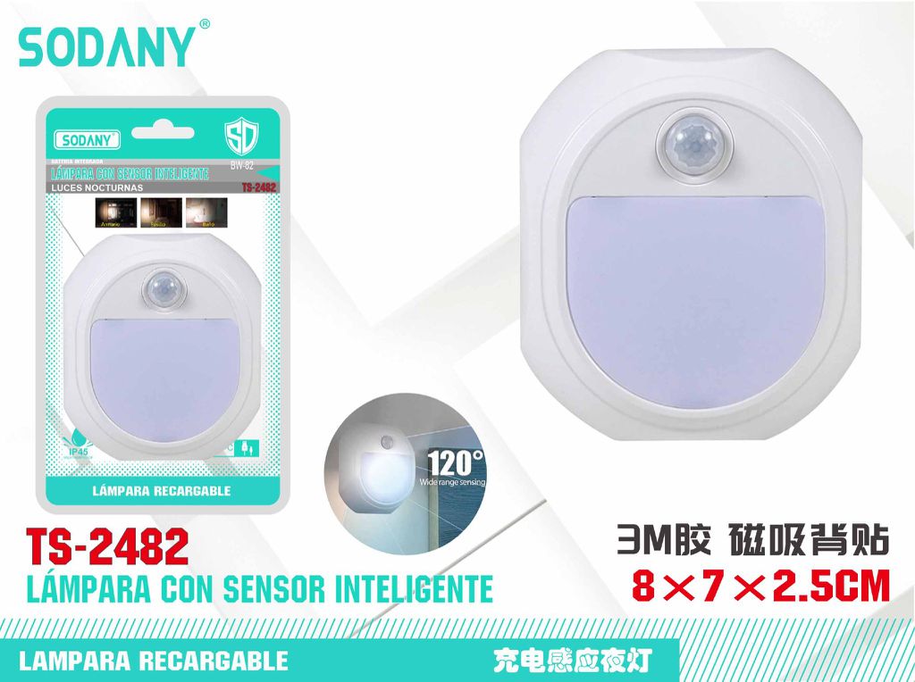 SODANY Lámpara con Sensor Inteligente TS-2482