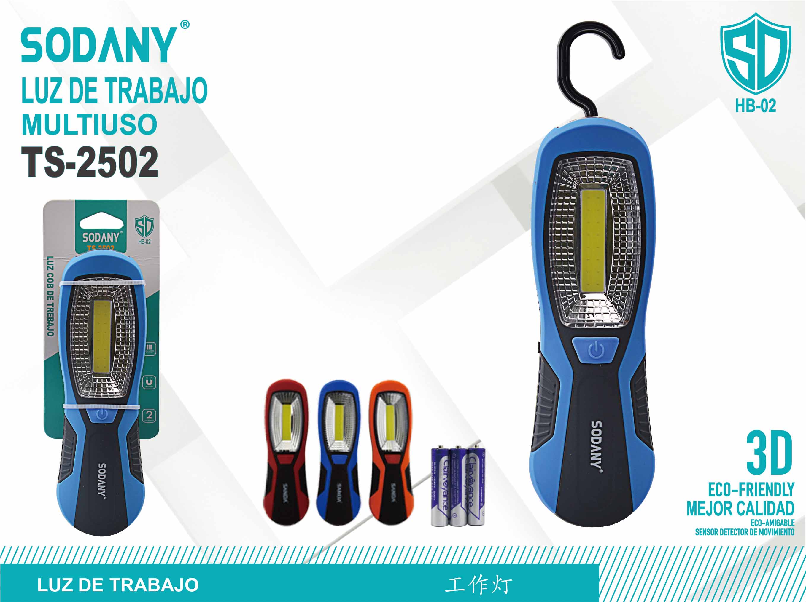 Sodany TS-2502 Luz de Trabajo Multiuso