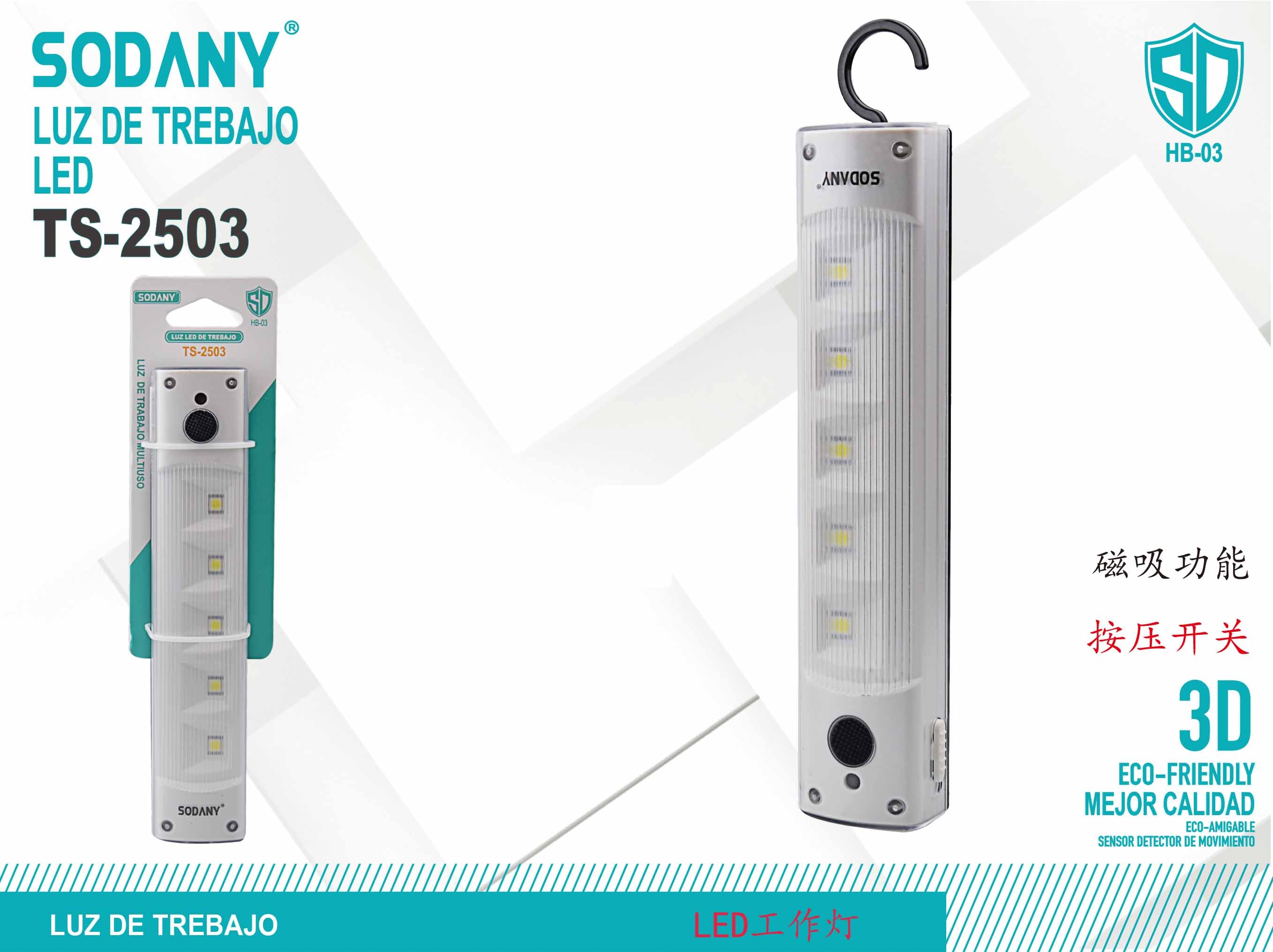 Sodany TS-2503 Luz de Trabajo LED