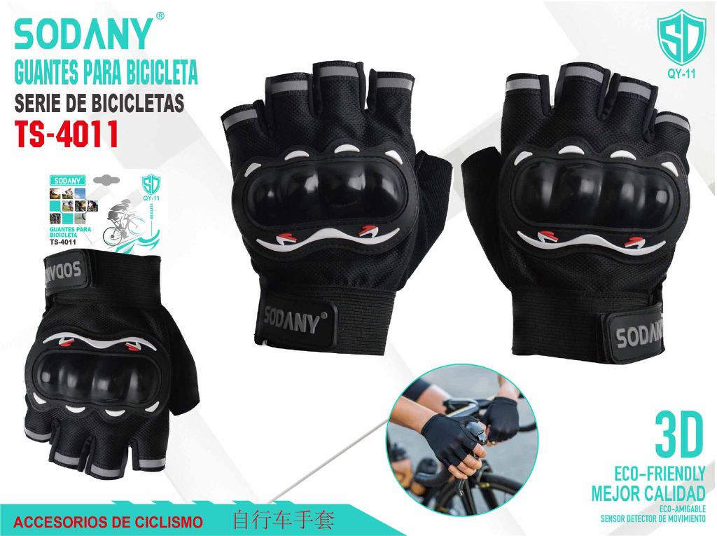 SODANY Guantes Para Bicicleta TS-4011