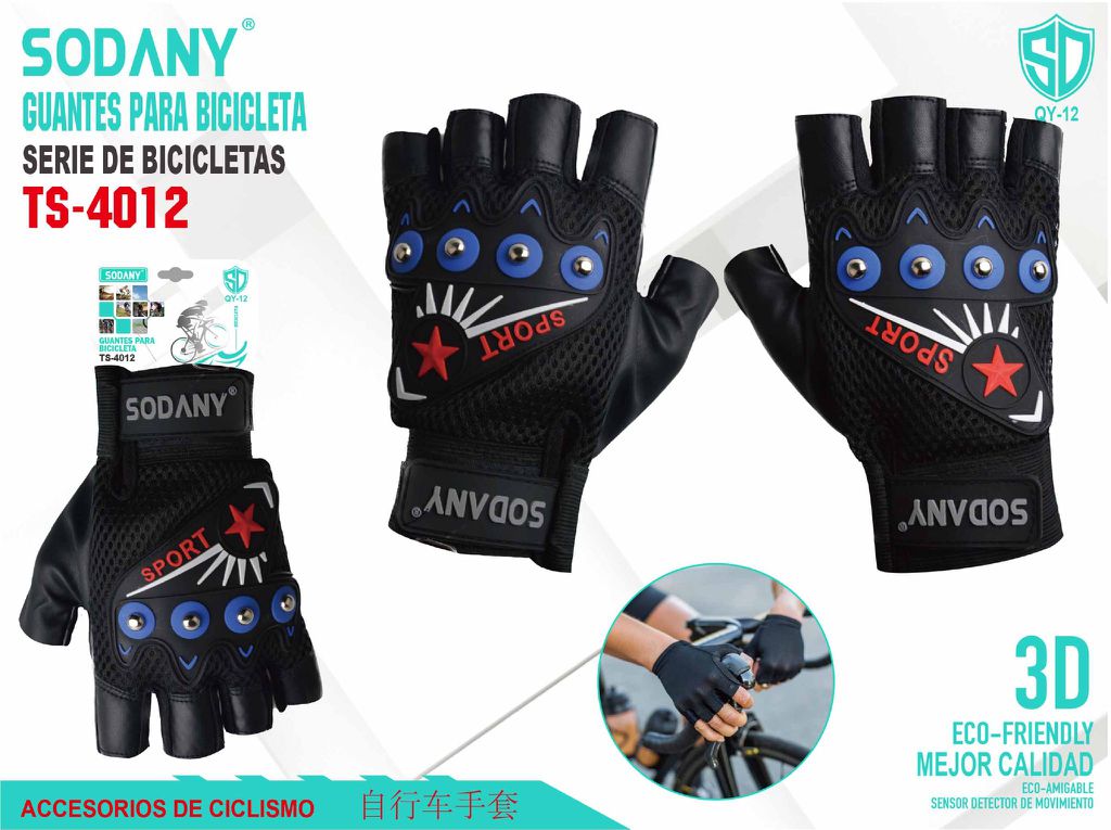 SODANY Guantes Para Bicicleta TS-4012