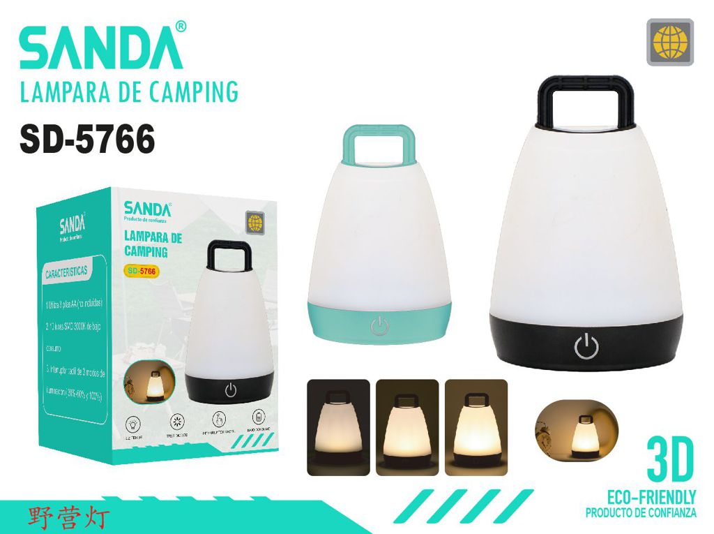 SANDA Lámpara de Camping SD-5766